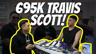 PINAKYAW NATIN ANG TRAVIS SCOTT SHOES SA FLIP PHENOMENAL SOLE SALAMAT DANE GROSPE [upl. by Gusty]