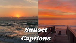 Sunset captions  Sunset captions for instagram [upl. by Ninel460]