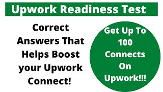 Correct Answers For Upwork Readiness Test That Will Help Boost Your Profile [upl. by Sakovich801]