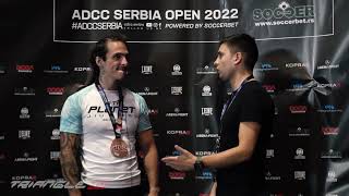 Dušan Novaković osvajač bronzane medalje do 70kg na ADCC Serbia 2022 [upl. by Abernon]