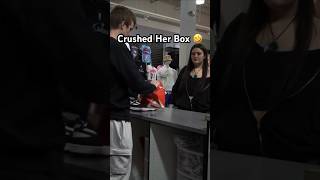 She Almost Hit Me prank sneakers panda short shorts pranks prankster nike dunk shoes [upl. by Amikat]