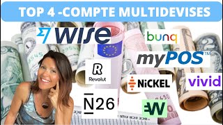 COMPTE MULTIDEVISES  TOP4 des meilleures quotBanquesquot  particulier ou pro [upl. by Mini172]