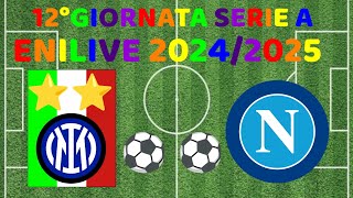 12°GIORNATA SERIE A ENILIVE 20242025 INTER 11 NAPOLI [upl. by Lertnahs]