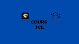 Cour TCE L1 SNV [upl. by Ysac]