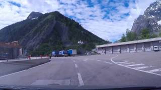 Driving in Italy  Tunnel du Mont Blanc  Aosta [upl. by Koslo]