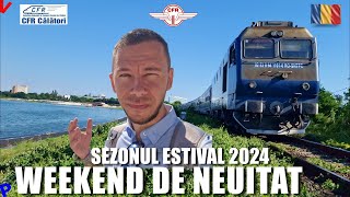 Aventura Estivala pe Litoral Primele Trenuri ale Soarelui si Marea Neagra in 2024 [upl. by Lednem]