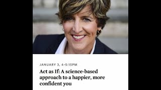 Imagine 2022 Kick Off Act as If A sciencebased approach to a happier more confident you [upl. by Marabel939]