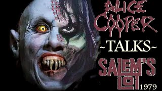 Alice Cooper Talks Salems Lot [upl. by Ignatia810]