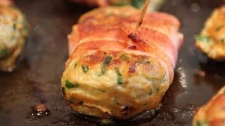 Chicken  Bacon and Herb Rissoles [upl. by Htide]