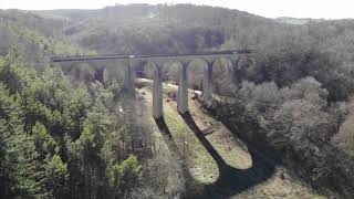 Viaduc de la Perrière Coutansouze [upl. by Ahseat]