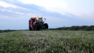 Visch BV kuilen in Hierden met Fendt 824 [upl. by Jeremy]