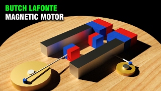 Free Energy Butch Lafonte Magnetic Motor Magnetic Experiments [upl. by Ellynad]