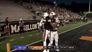 Massillon Fires on All Cylinders vs Canisius [upl. by Sell]