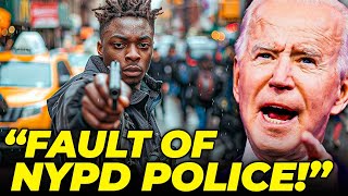 BREAKING ARMED Migrant TEEN ATTACKS NYPD Police [upl. by Anrol]