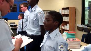 Hunt AFJROTC Fall 2012 4th Block Inspection Part 1 [upl. by Elahcim]