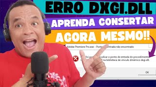 Como corrigir o erro dxgidll [upl. by Lasala]