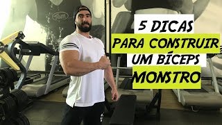 5 DICAS PARA AUMENTAR SEU BÍCEPS [upl. by Gibbs]