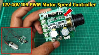 12v40v 10a pwm dc motor speed controller  775 dc motor speed controller  speed controller [upl. by Haakon]