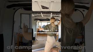 First week of converting our iLoad into a campervan 🔨🚐 campervanconversion diy vanlife build [upl. by Haelam]