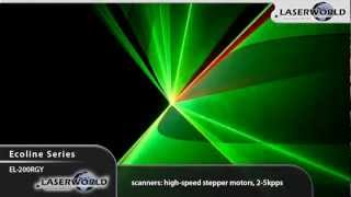 Laserworld EL200RGY  strong multicolor show laser system [upl. by Elak]