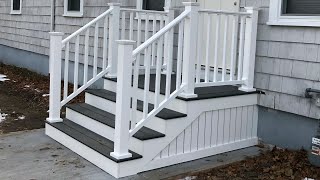 Vinyl Railing Install Video [upl. by Gathard]