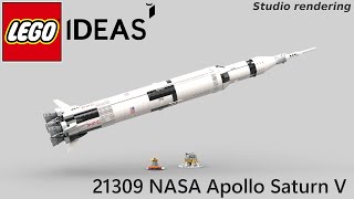 LEGO® Icons 21309 NASA Apollo Saturn V [upl. by Bills883]