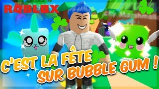 CEST LA FÊTE SUR BUBBLE GUM SIMULATOR   Roblox [upl. by Eidoow447]