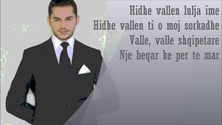 Shpat Kasapi  Valle Kosovare  Lyrics [upl. by Edlihtam]