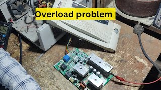 Microtek inverter 700 watt V7 Overload problem [upl. by Eidua445]