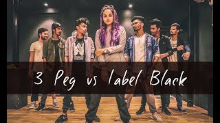 3 PEG vs LABEL BLACK  One Take  Tejas Dhoke Choreography  DanceFit Live [upl. by Oisorbma]