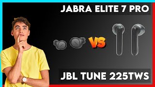 Jabra Elite 7 Pro vs JBL Tune 225TWS Comparison [upl. by Marelya]