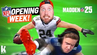 NFL Opening Week in Madden 25 Dad vs Son [upl. by Aviv]