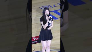 농구 올스타전 축하공연 인사 권은비Kwon Eunbi 직캠 남자농구 올스타전 축하공연 권은비 [upl. by Nylessoj]