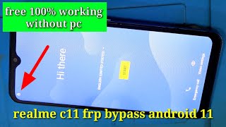 realme c11 frp bypass  realme c11 frp bypass android 11  realme c11 frp bypass 2024  frp unlock [upl. by Avla406]