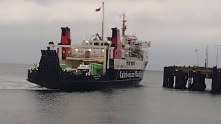 MV Hebridean Isles arriving at Brodick this morning Arrandavetheraverovingtherock [upl. by Nerw]