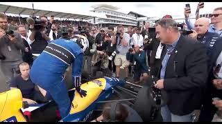 Nigel Mansells comments on Sebastian Vettel driving his FW14B  British gp 2022 [upl. by Sybilla]