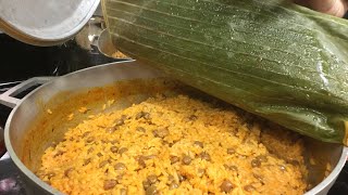 Puerto Rican Rice amp Green Pigeon Peas  Arroz con Gandules [upl. by Davine]