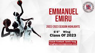 Emmanuel Emiru 202223 Season Highlights [upl. by Terryl]