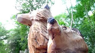 Chorleywood House Woodland Carvings [upl. by Acquah]