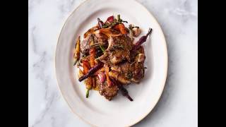 Jamie Oliver 5 Ingredients  Quick amp Easy Food Lamb Chops [upl. by Eanej727]