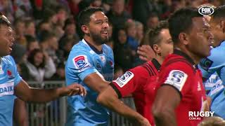 2018 Super Rugby Round 13 Crusaders vs Waratahs [upl. by Enamrahc]