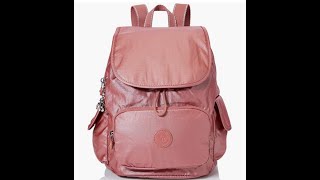 Kipling City Pack S Backpack metallic rust  whats in my bag [upl. by Dnivra]