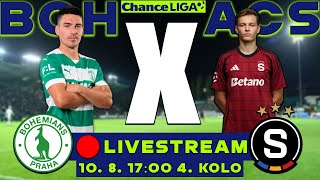 BOHEMIANS PRAHA  SPARTA PRAHA 🔴LIVESTREAM🔴 [upl. by Rosmarin]