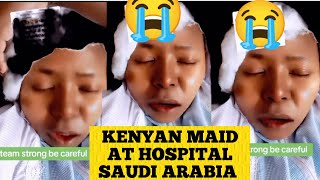 😭😭 EMOTIONAL SEE WHAT HAPPENED TO A KENYAN MAID IN SAUDI ARABIA ALL MAIDS MUST WATCH [upl. by Adnilam]