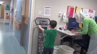 Trevors EMG Test at Primary Childrens Medical Center Part 1 [upl. by Atsyrk66]