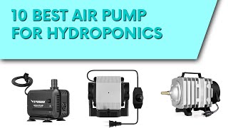 Best Air Pump for Hydroponics in 2021 [upl. by Glory]