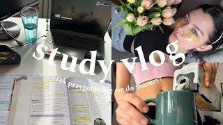 48h study vlog  realistyczne życie nastolatki  55 dni do matury i jak się przygotowuję📚motywacja [upl. by Pliam]