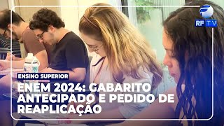 Edição Manhã  Enem 2024 Prazos para divulgação de gabarito e pedido de reaplicação [upl. by Holey772]