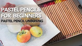 Soft Pastel Pencil Tutorial  Review amp Unboxing [upl. by Amby261]