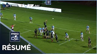 PRO D2  Résumé US MontaubanAviron Bayonnais 2333  J27  Saison 20212022 [upl. by Botnick]